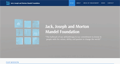 Desktop Screenshot of mandelfoundation.org